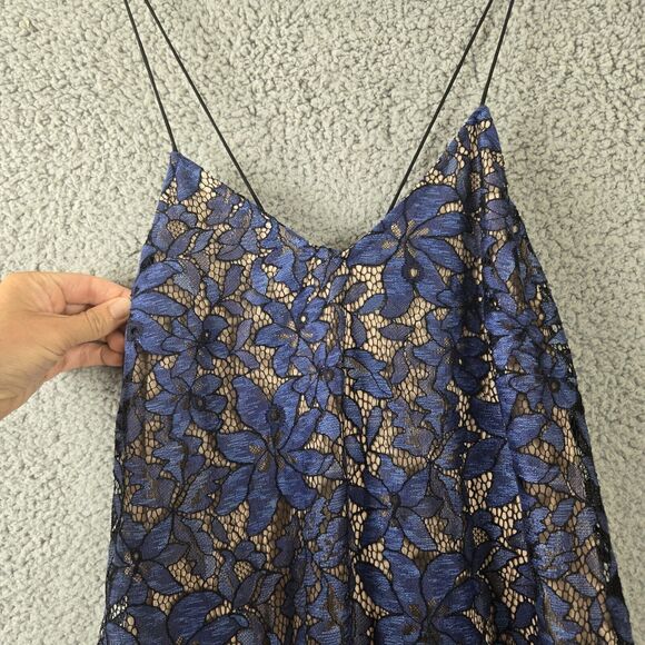 Moulinette Soeurs Anthropologie Size 0 Celestial Lace Maxi Dress Womens Ruffle - Picture 2 of 11